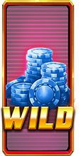 Casino Heist Megaways Simbolo Wild blu