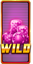 Casino Heist Megaways Simbolo Wild rosa