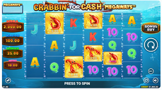 Crabbin' For Cash Megaways Gioco