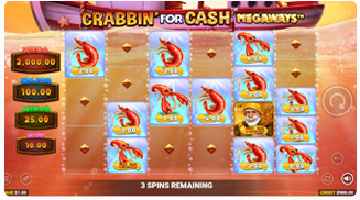 Crabbin' For Cash Megaways Lightning Modalità Giri