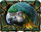 Rainforest Gold Parrot Symbol