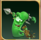 Worms of Valor Simbolo del verme verde