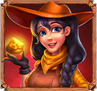 Gold Rush Frenzy Megaways Simbolo della minatrice