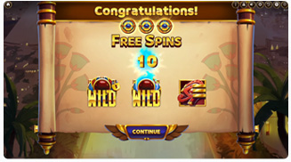 Golden Wheels of Egypt Bonus