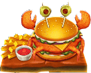 Lobster Bob's Seafood & Win It Simbolo dell'hamburger