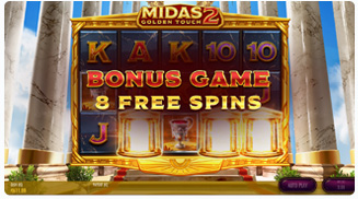 Midas Golden Touch 2 Giri gratis