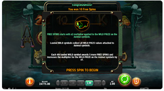 Wild Survivor Free Spins