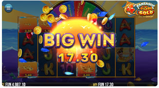 4 Fantastic Fish Gold Dream Drop Big Win